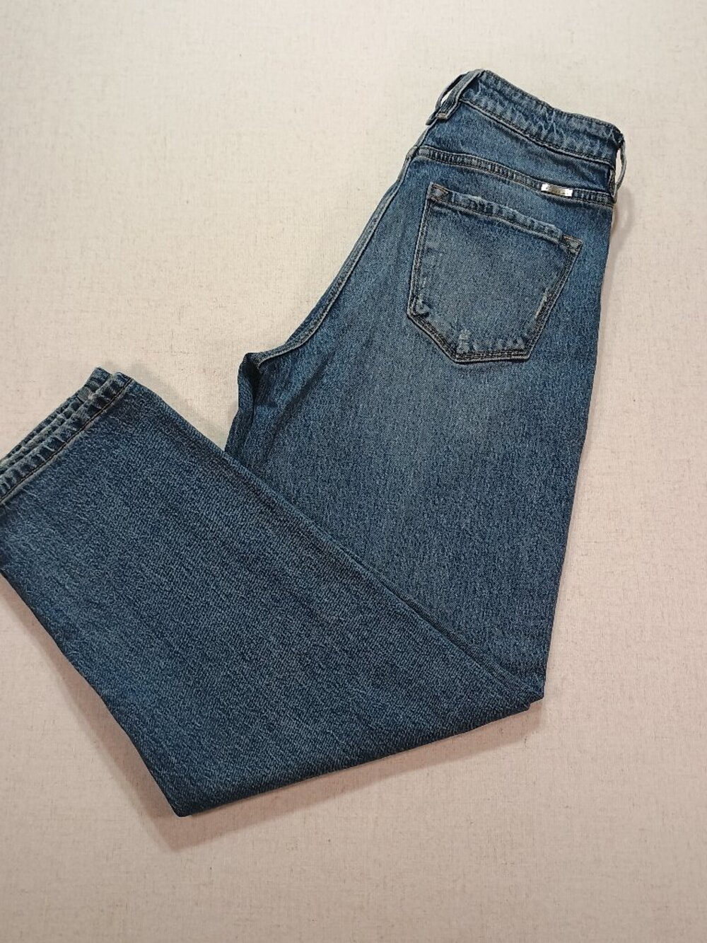 KanCan 90s Distressed High Rise Straight Leg Jeans Size 27 Blue